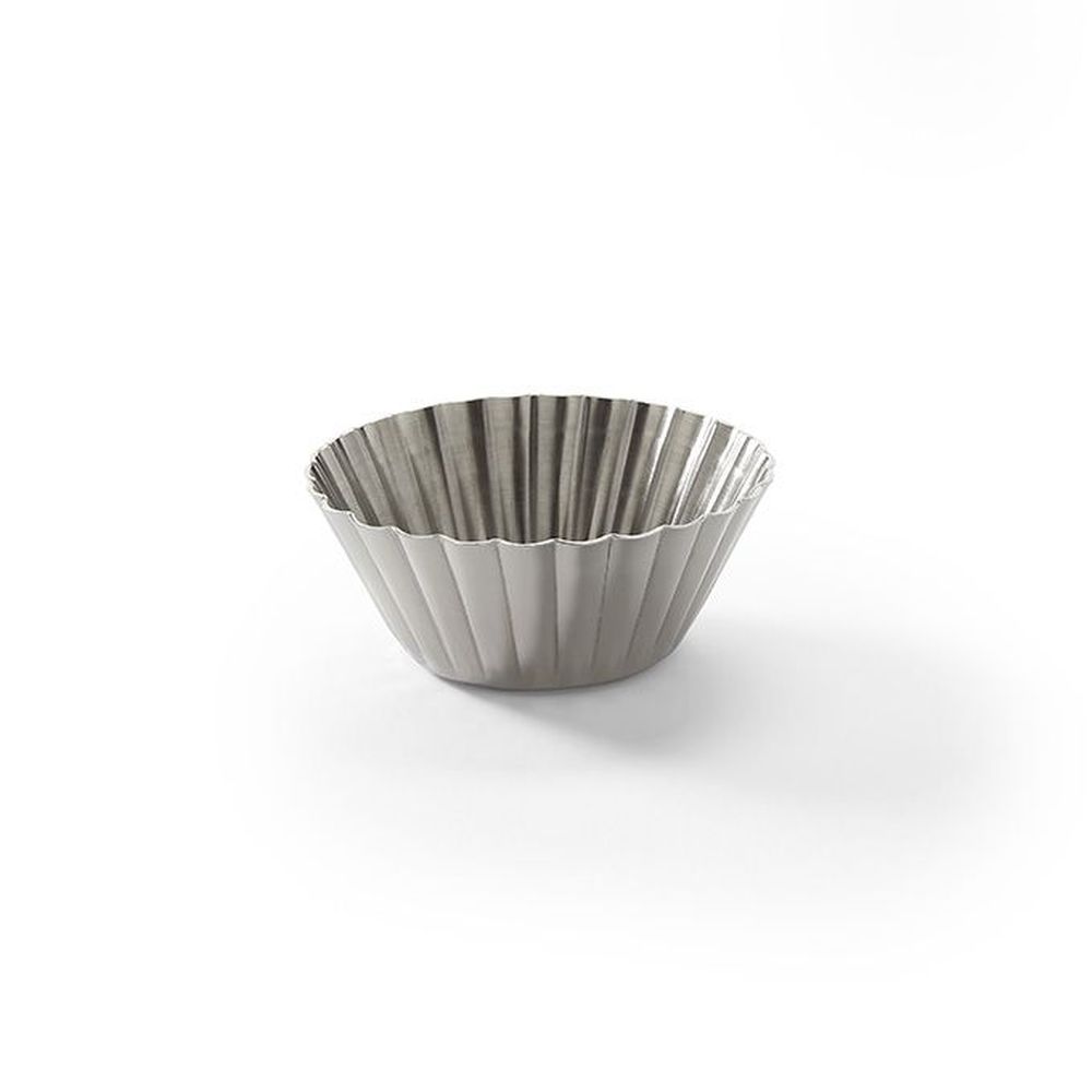 American Metalcraft Silver Stainless Steel Round Fluted Sauce Cup, 1.5 Ounce Capacity -- 144 Per Case