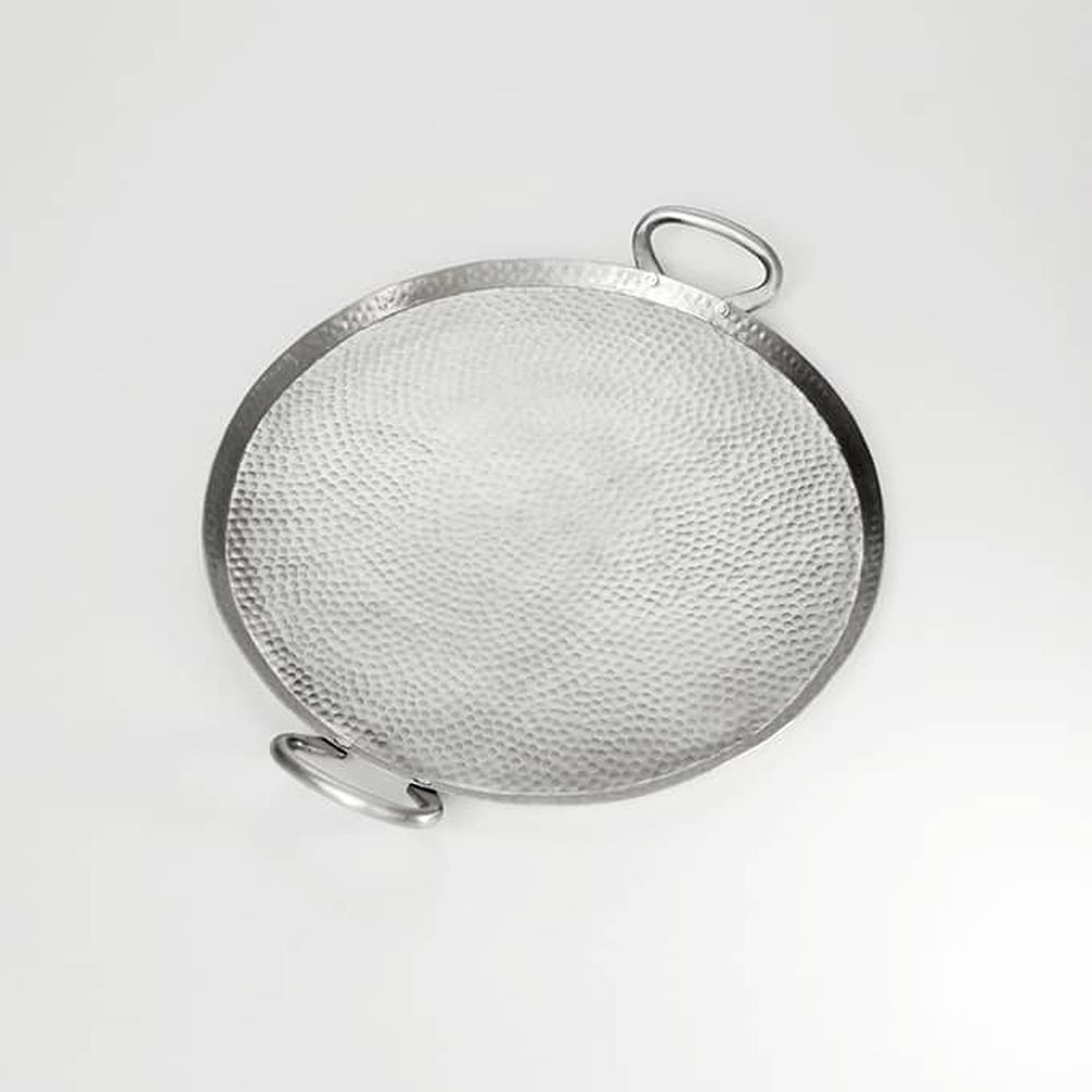American Metalcraft Hammered Stainless Steel Round Griddles And Stands, 18 Inch Dia. X 2 Inch Height -- 4 Per Case