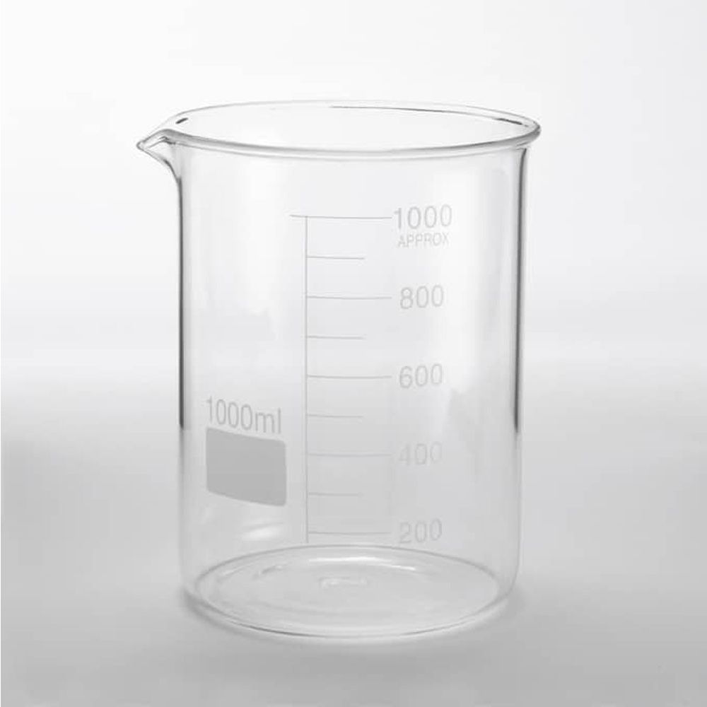 American Metalcraft The Chemistry Collection Clear Glass Beaker, 34 Ounce Capacity -- 12 Per Case