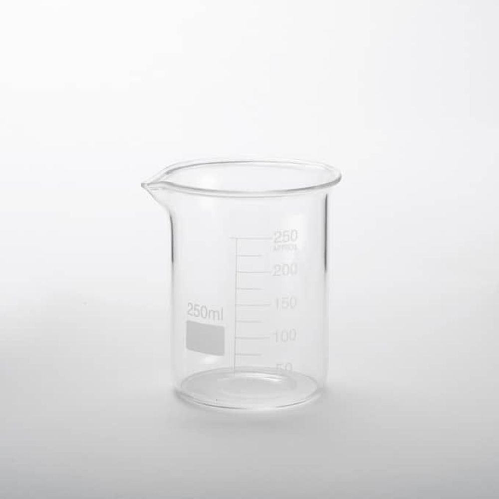 American Metalcraft The Chemistry Collection Clear Glass Beaker, 8-1/2 Ounce Capacity -- 36 Per Case