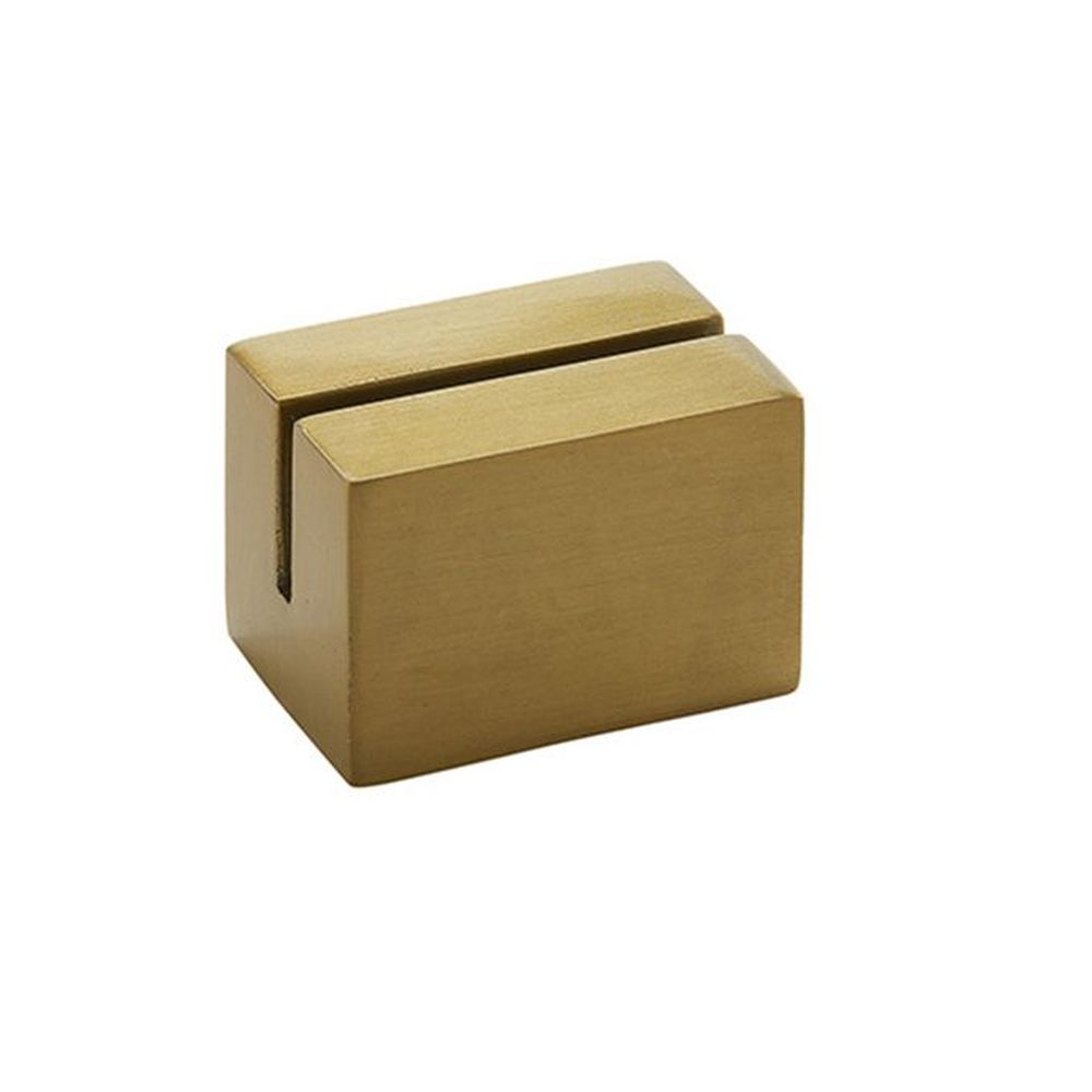 American Metalcraft Gold Hammered Cast Aluminum Rectangular Card Holder, 1 1/4 X 7/8 X 7/8 Inch -- 144 Per Case