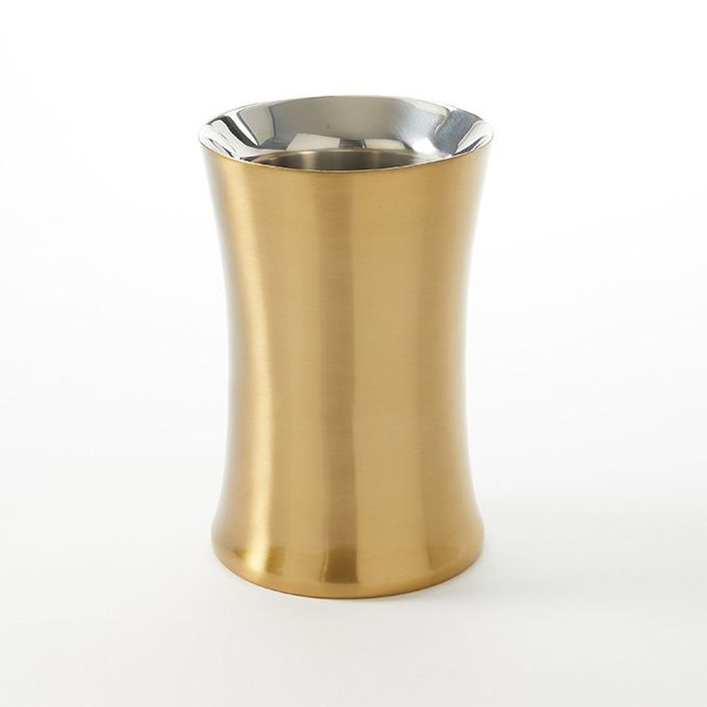 American Metalcraft Gold Stainless Steel Double Wall Wine Cooler, 5-1/2 Inch Dia. X 8-1/4 Inch Height -- 12 Per Case