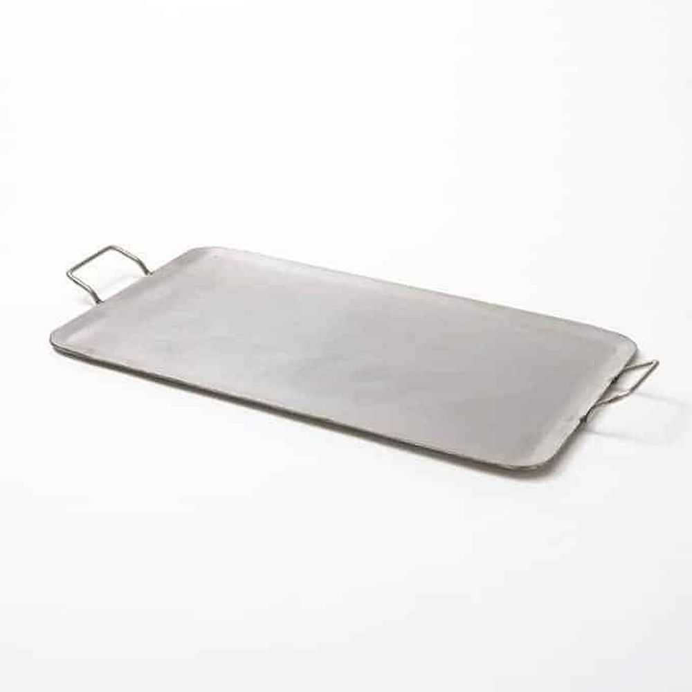 American Metalcraft Silver Stainless Steel Full-size Rectangular Griddle, 32-5/8 X 16-1/2 X 2-1/8 Inch