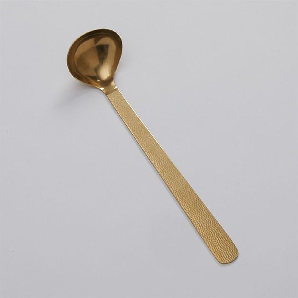 American Metalcraft Vintage Collection Gold Stainless Steel Ladle With Hammered Handle, 1 1/2 Ounce Capacity -- 72 Per Case