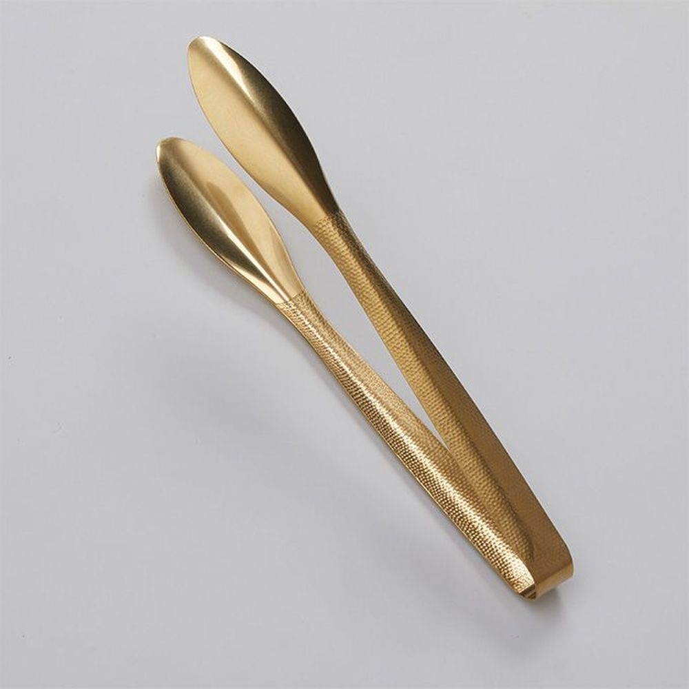 American Metalcraft Vintage Collection Gold Hammered Stainless Steel Serving Tong, 11 3/4 Inch Length -- 72 Per Case