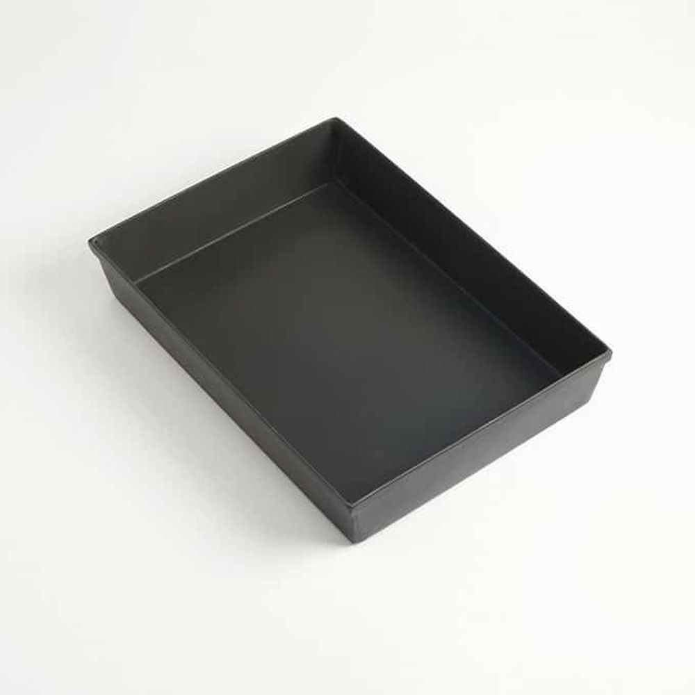 American Metalcraft Dark Gray 14 Gauge Hard Coat Anodized Aluminum Detroit-style Pizza Pan, 14 X 10 X 2 1/2 Inch -- 12 Per Case