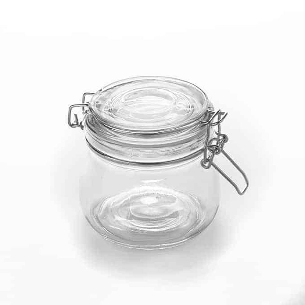American Metalcraft Clear Glass Apothecary Jar, 16 Ounce Capacity -- 24 Per Case