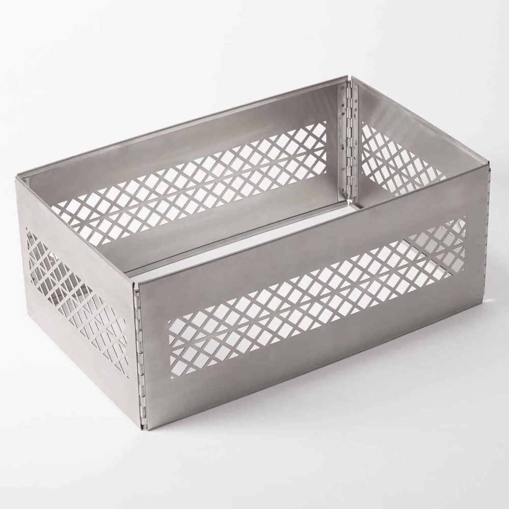 American Metalcraft Silver Stainless Steel Full-size Milk Crate, 20-1/8 X 12-3/8 X 8-1/4 Inch -- 4 Per Case