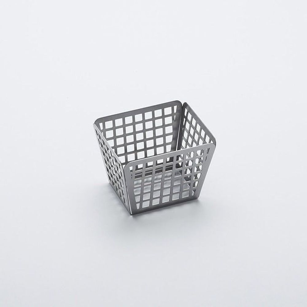 American Metalcraft Silver Stainless Steel Rectangular Laser Cut Fry Basket, 4-1/8 X 3-3/8 X 3 Inch -- 48 Per Case