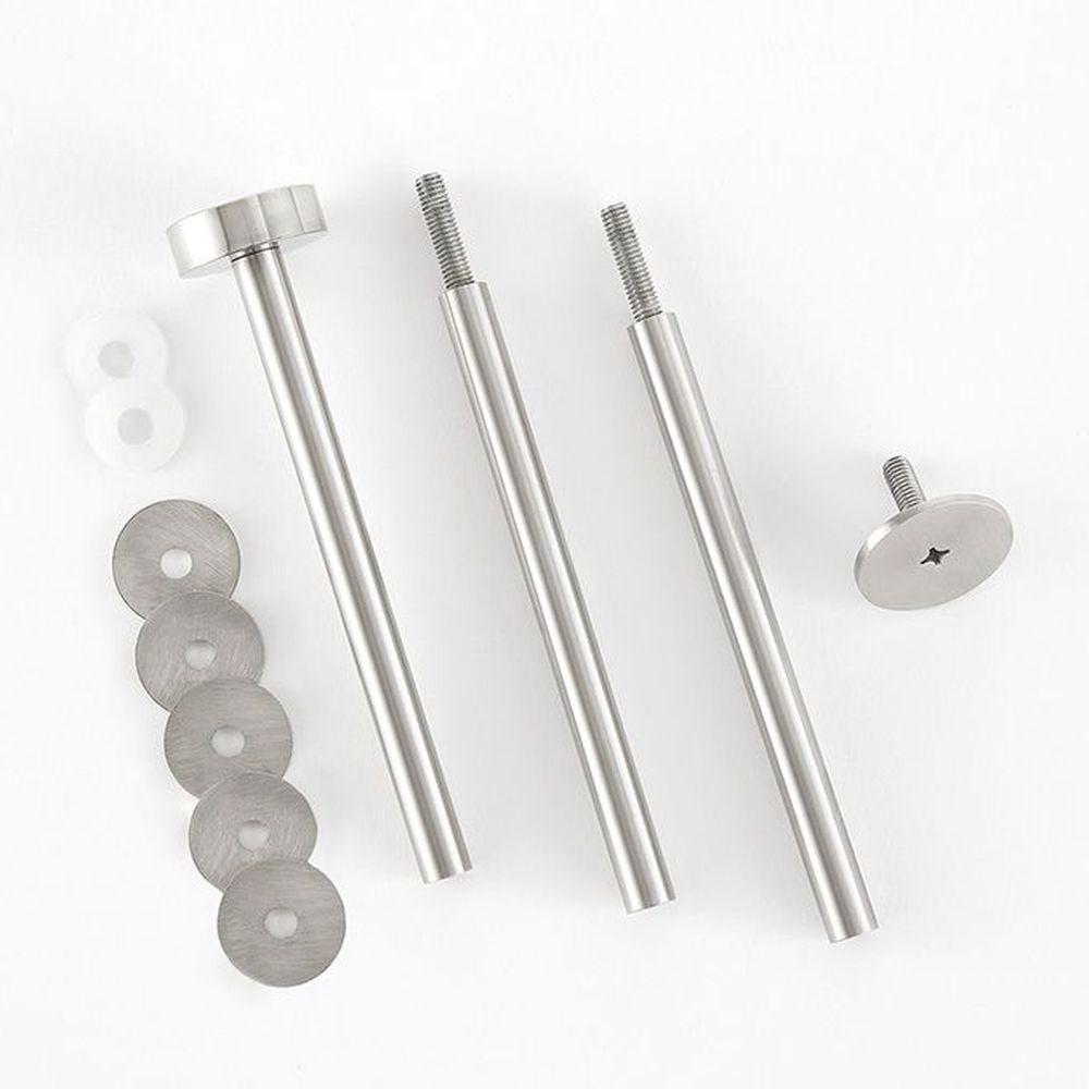 American Metalcraft Lift Collection Silver Stainless Steel Replacement Rod For Tiered Stand -- 40 Per Case