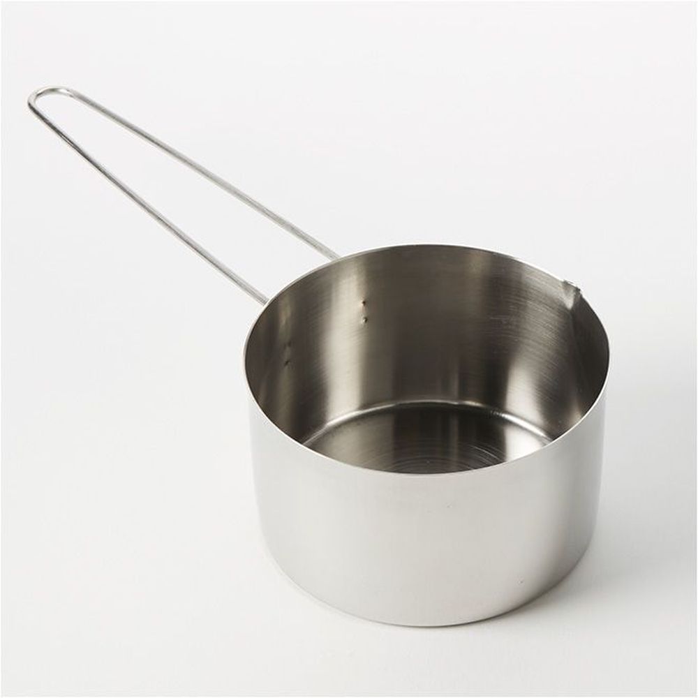 American Metalcraft Silver Stainless Steel Long-handled 2-cup Measuring Cup With 6 Inch Wire Handle, 10 1/4 Inch Overall Length -- 48 Per Case