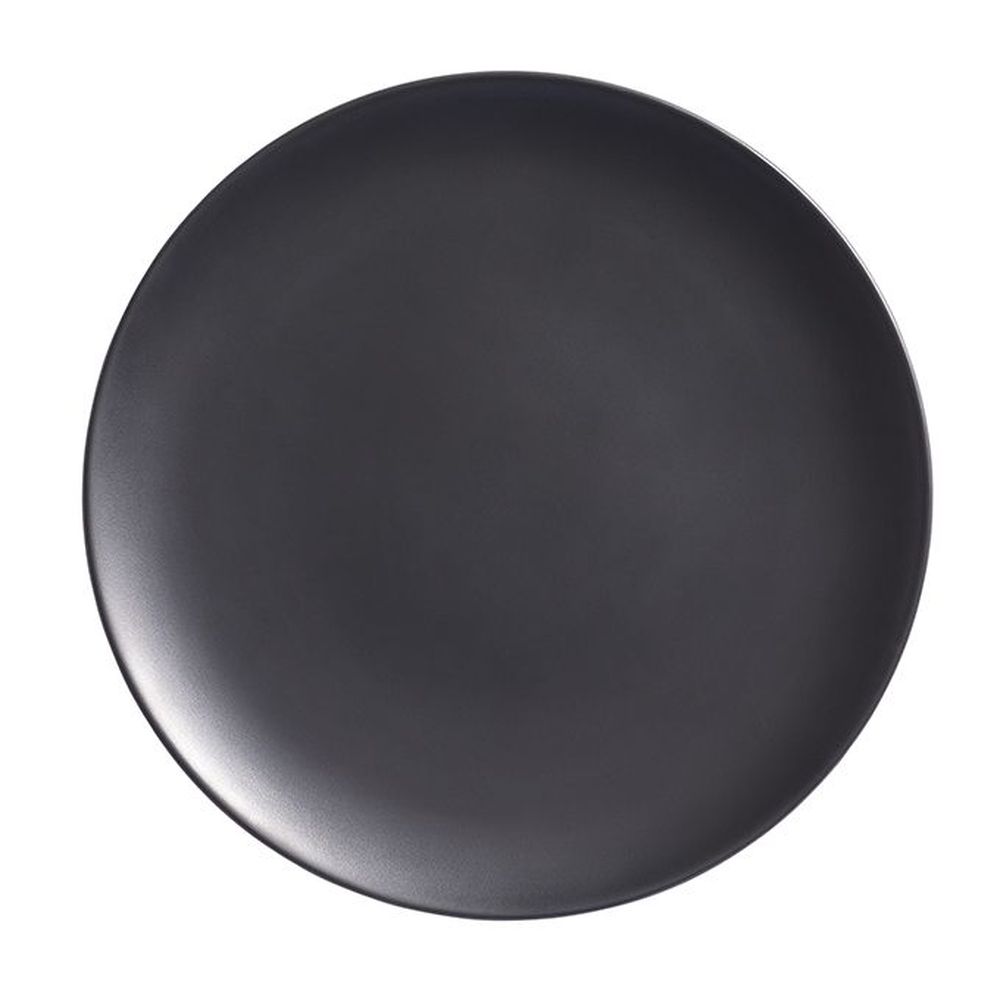 American Metalcraft Mix And Matte Collection Black Melamine Round Coupe Plate, 11-1/2 Inch Dia. X 1 Inch Height -- 12 Per Case