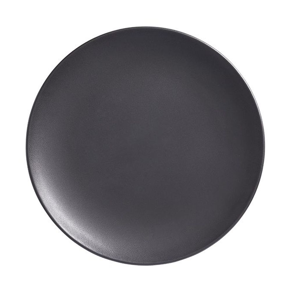 American Metalcraft Mix And Matte Collection Black Melamine Round Coupe Plate, 9 Inch Dia. X 1 Inch Height -- 48 Per Case