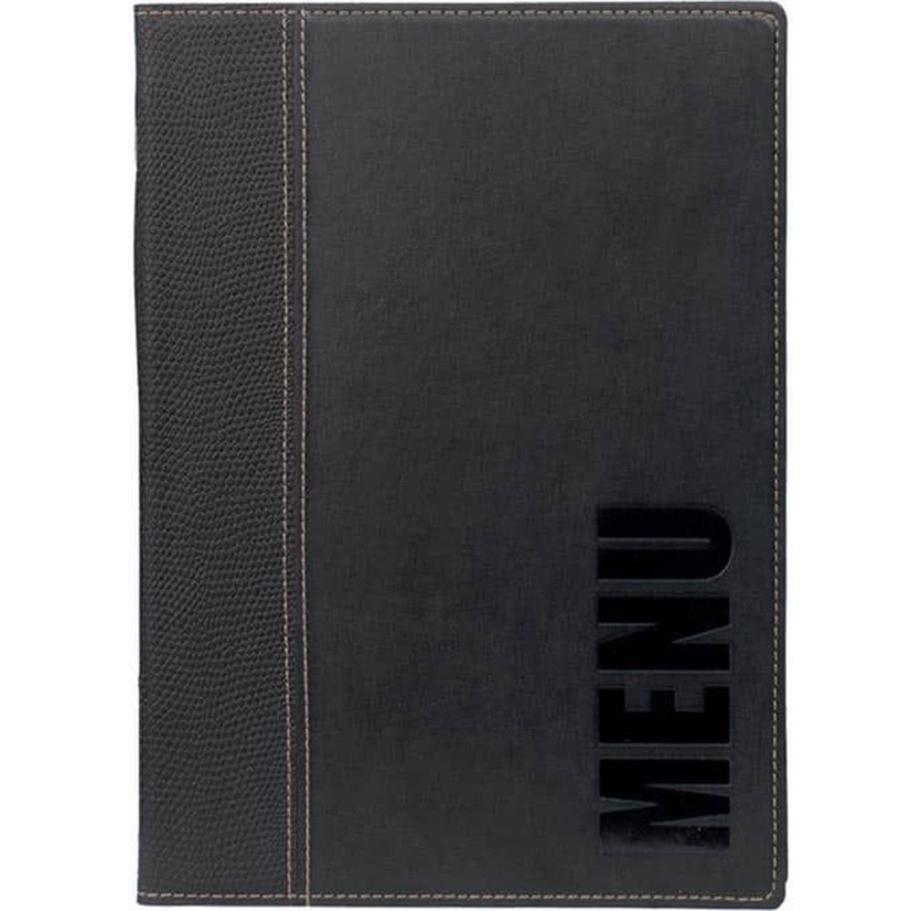 American Metalcraft Black Polyurethane Trendy Menu Holder, 10 Inch Width X 13 Inch Height -- 40 Per Case