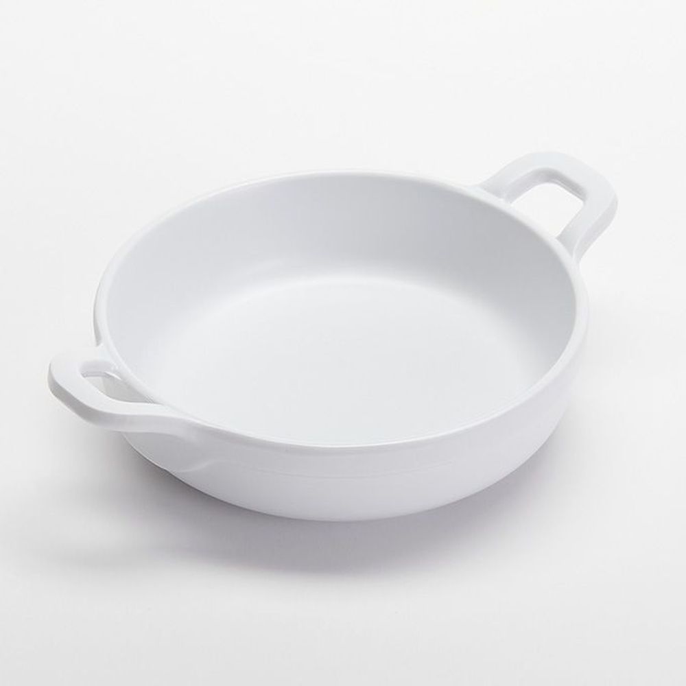 American Metalcraft White Melamine Round Casserole, 6 Ounce Capacity -- 96 Per Case