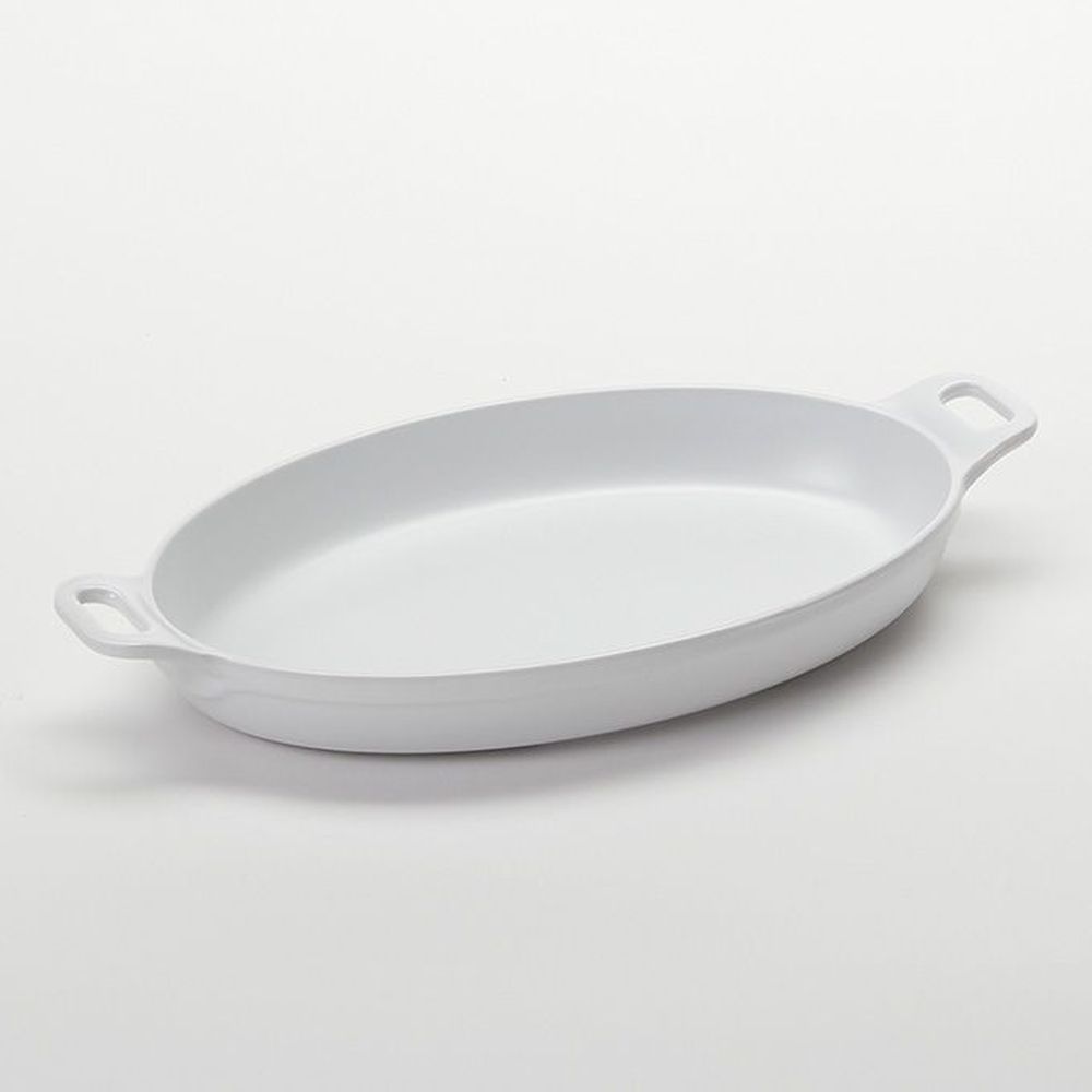 American Metalcraft White Melamine Oval Casserole, 13 Ounce Capacity -- 72 Per Case