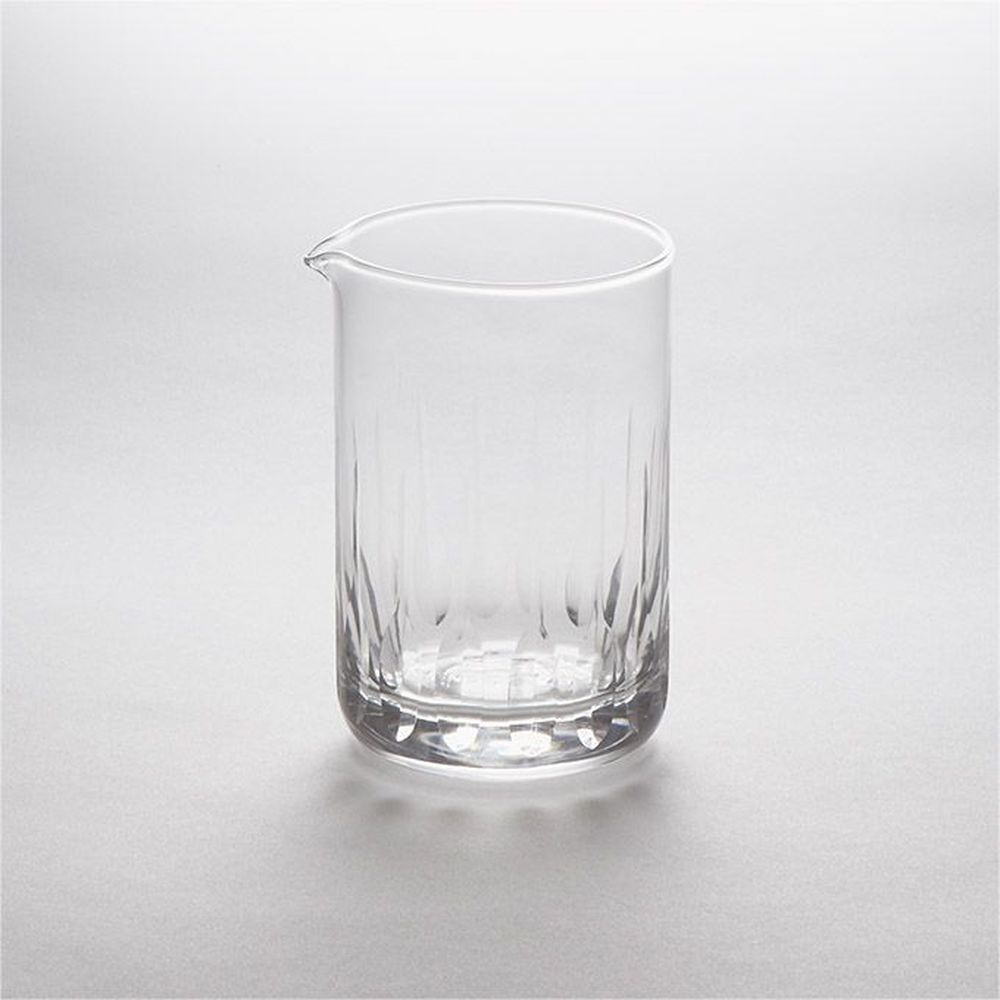 American Metalcraft Clear Glass Hand Cut Cocktail Mixing Glass, 20 Ounce Capacity -- 12 Per Case