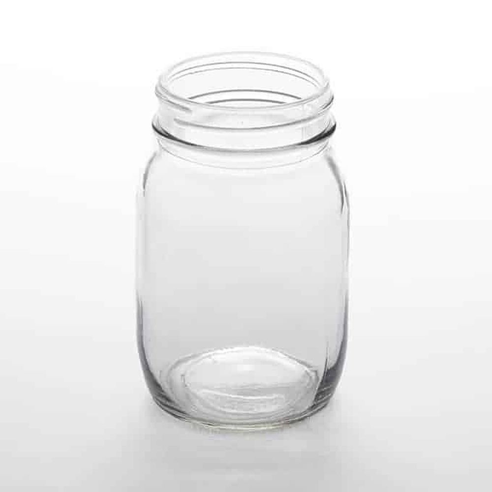 American Metalcraft Clear Glass Mason Jar, 17 Ounce Capacity -- 36 Per Case