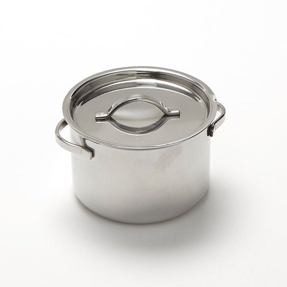 American Metalcraft Silver Stainless Steel Mini Pot With Lid, 8 Ounce Capacity -- 24 Per Case