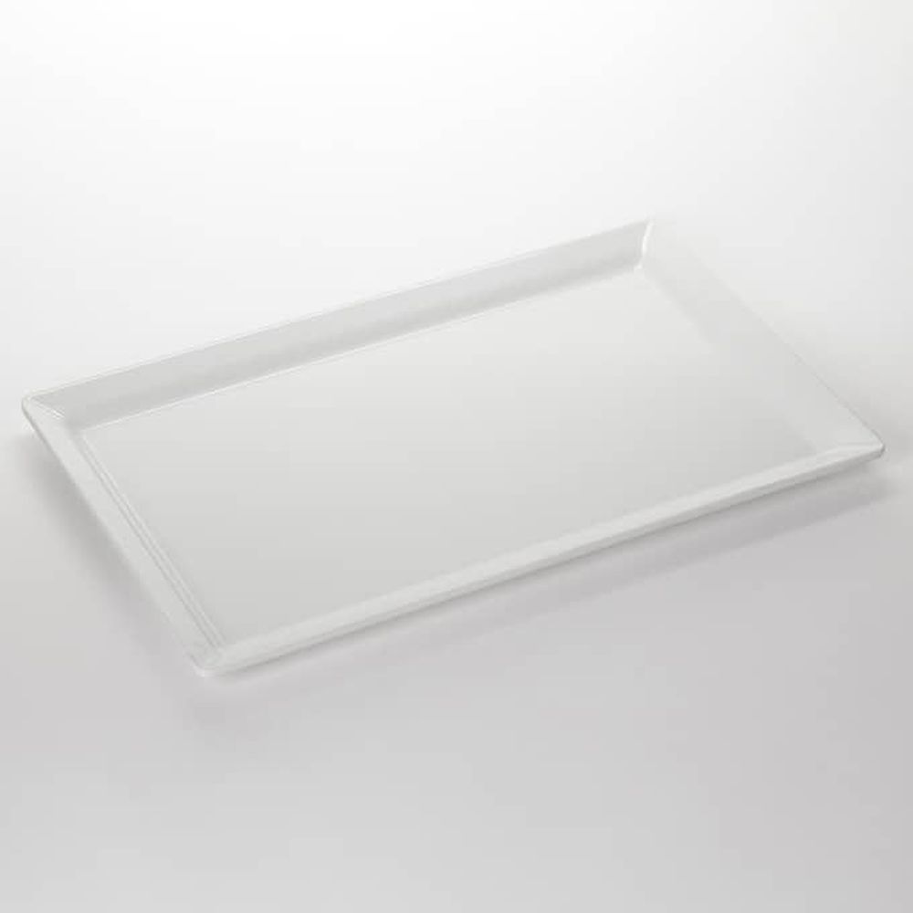 American Metalcraft White Melamine Rectangular Platter, 20 -7/8 X 12-3/4 X 1-1/4 Inch -- 6 Per Case