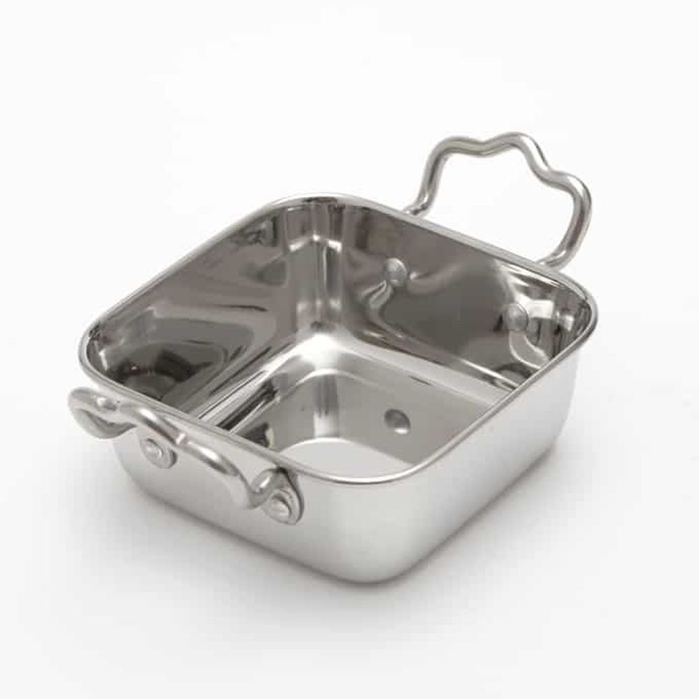 American Metalcraft Silver Stainless Steel Mini Roasting Pan, 14 Ounce Capacity -- 48 Per Case