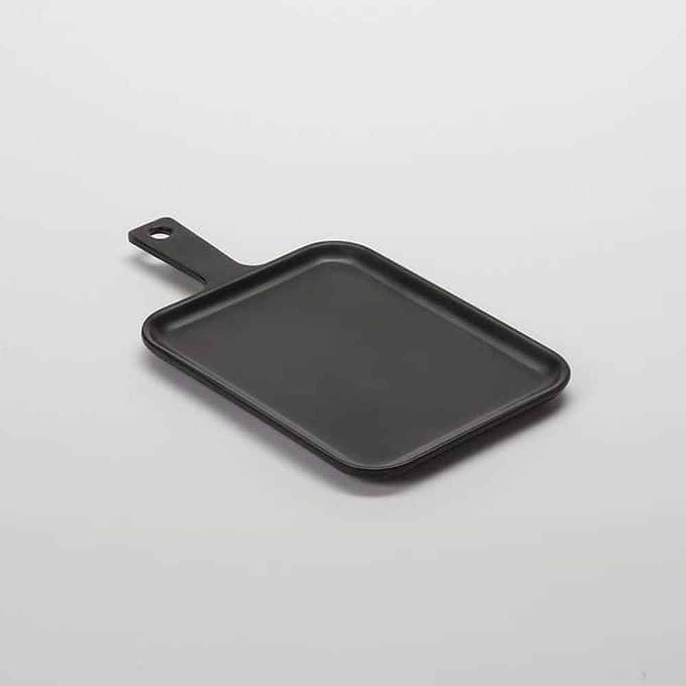American Metalcraft Black Melamine Cast Iron Finish Serving Peel, 6-7/8 X 5-1/2 X 1/2 Inch -- 48 Per Case