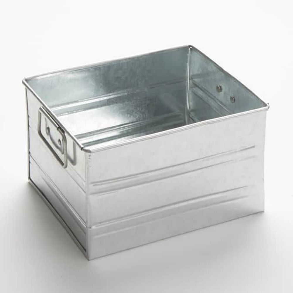 American Metalcraft Silver Galvanized Steel Condiment Caddy, 7-1/8 X 6 X 4 Inch -- 12 Per Case