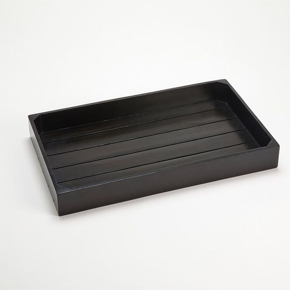 American Metalcraft Upton Collection Espresso Mango Wood Full Size Crate, 20-3/4 X 12-5/8' W X 2-1/2 Inch -- 3 Per Case