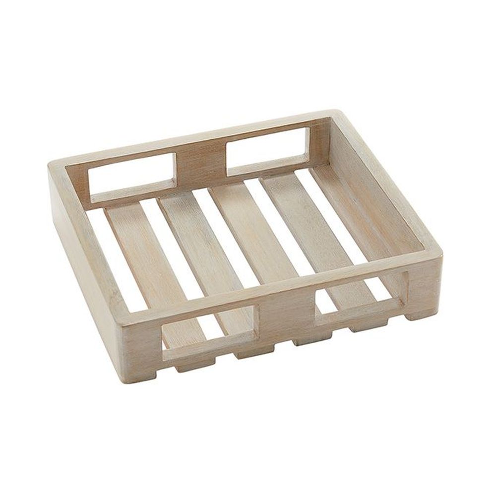 American Metalcraft Hampton Collection Sun-bleached Mango Wood Crate Fits Two Bw1 Buffet Warmer, 11-5/8 X 10-1/8 X 2-1/2 Inch -- 8 Per Case