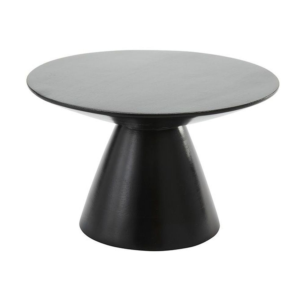 American Metalcraft Upton Collection Espresso Mango Wood Pedestal, 11 1/2 Inch Dia. X 7 1/4 Inch Height -- 3 Per Case