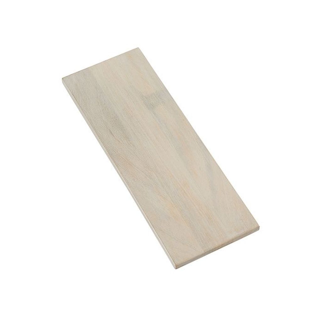 American Metalcraft Hampton Collection Sun-bleached Mango Wood Ribbed Serving Board, 24 X 8-3/4 X 7/8 Inch -- 4 Per Case