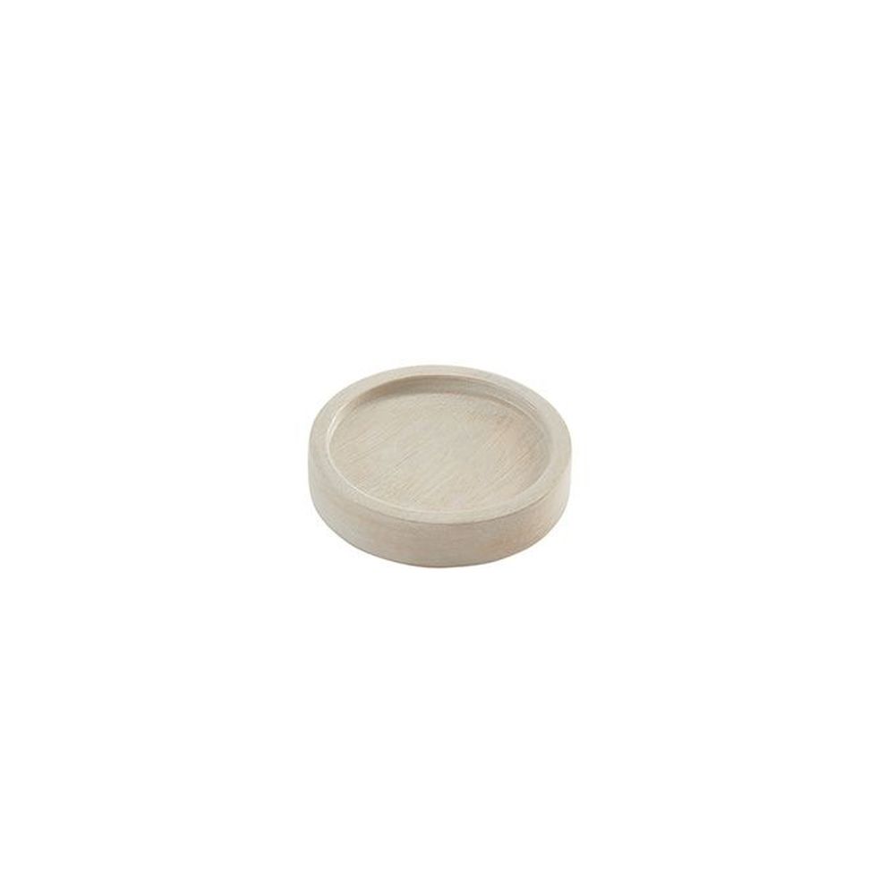 American Metalcraft Hampton Collection Sun-bleached Mango Wood Plate, 4-1/4 Inch Dia. X 3/4 Inch Height -- 72 Per Case