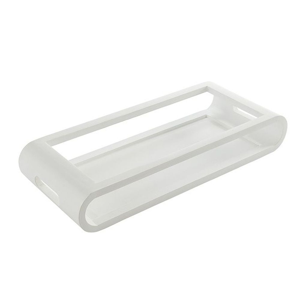 American Metalcraft White Mango Wood Serving Tray, 21-3/4 X 9-3/8 X 3-5/8 Inch -- 4 Per Case