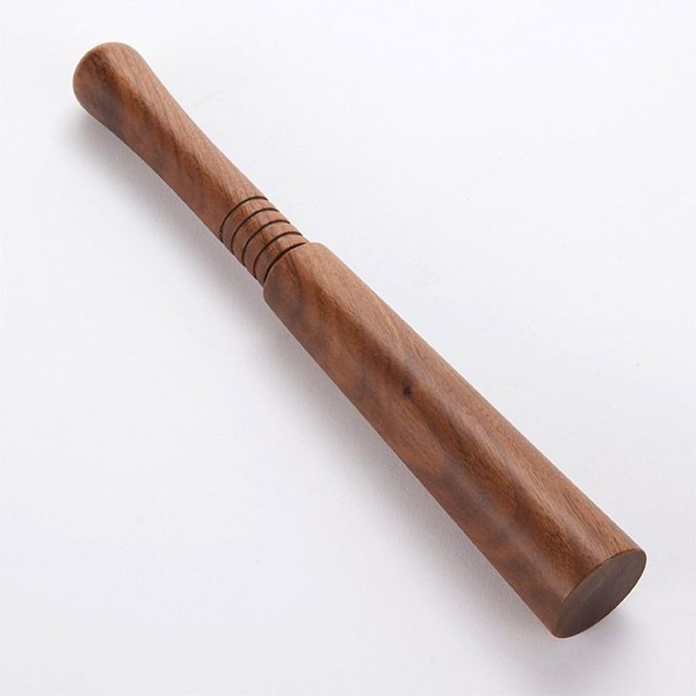 American Metalcraft Brown Walnut Wood Muddler, 10 Inch Length X 1-1/4 Inch Width -- 80 Per Case