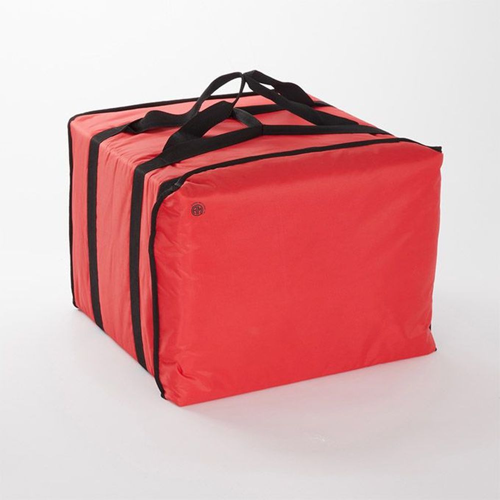 American Metalcraft Red Nylon Pizza Delivery Bag, 19 1/2 X 19 1/2 X 14 1/2 Inch -- 10 Per Case
