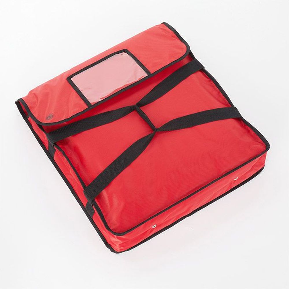 American Metalcraft Red Nylon Pizza Delivery Bag, 18 X 18 X 5 Inch -- 10 Per Case