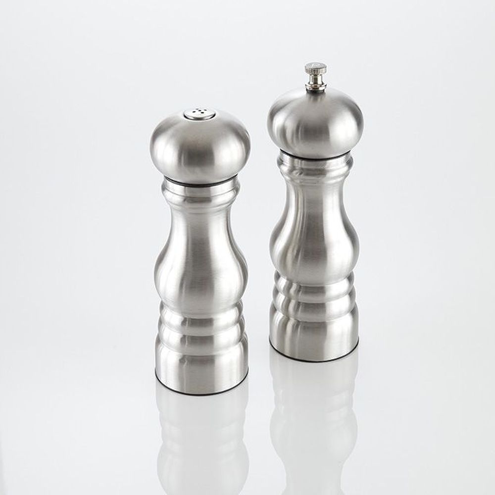 American Metalcraft Silver Stainless Steel Salt And Pepper Set, 6 Inch Height -- 36 Per Case
