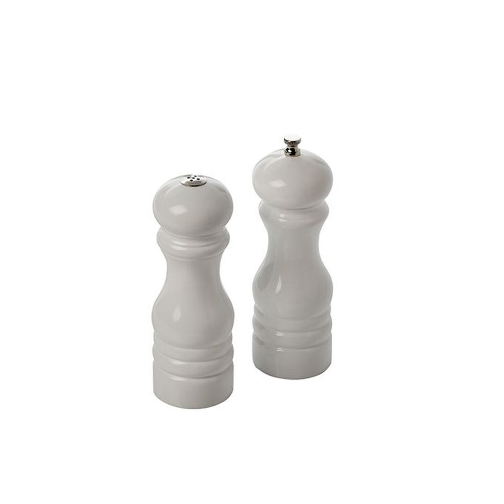 American Metalcraft White Rubberwood Salt And Pepper Set, 2-1/4 Inch Dia. X 6 Inch Height -- 36 Per Case
