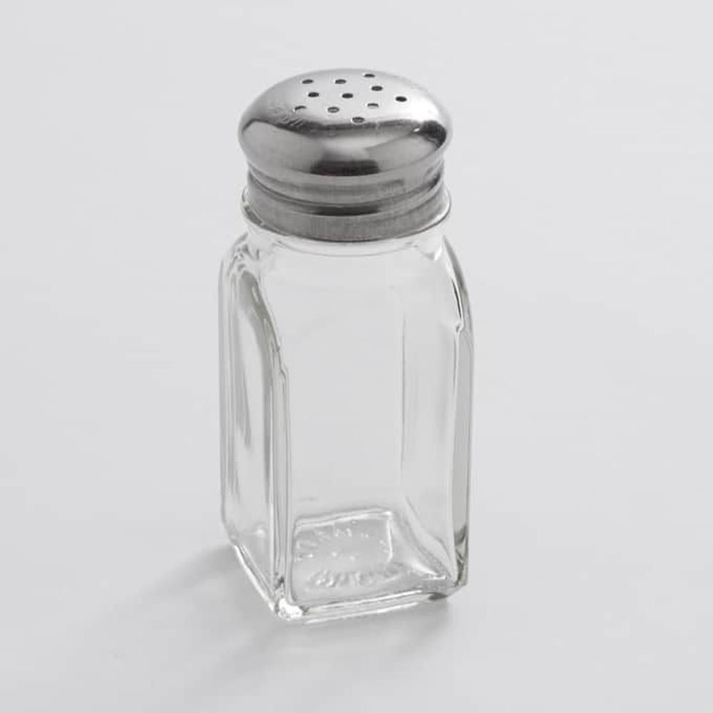 American Metalcraft Glass Salt And Pepper Shaker With Stainless Steel Mushroom Top, 2 Ounce Capacity -- 72 Per Case