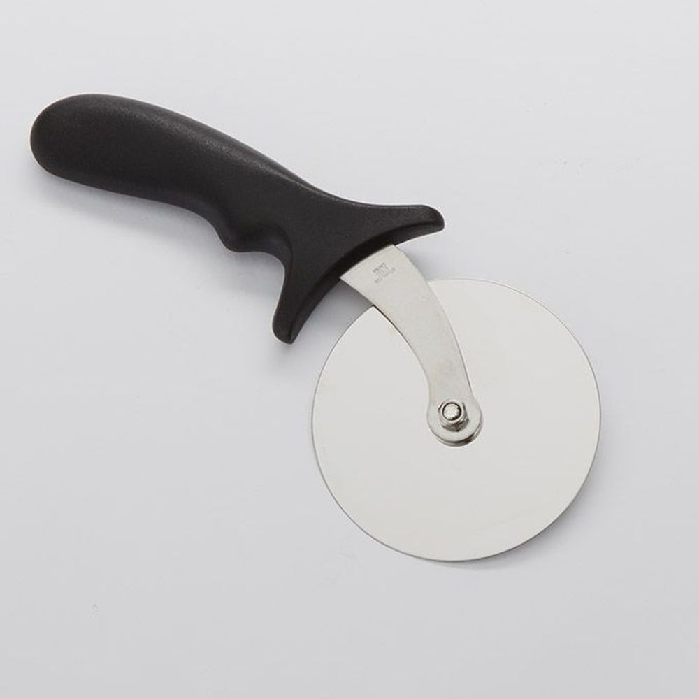 American Metalcraft Silver Stainless Steel Pizza Cutter With Black Plastic Handle, 4 Inch Dia. -- 72 Per Case