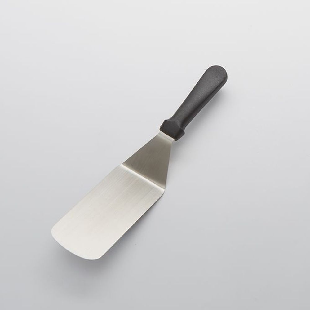 American Metalcraft Silver Stainless Steel Rounded Blade Turner With Black Plastic Handle, 12 Inch Overall Length -- 72 Per Case