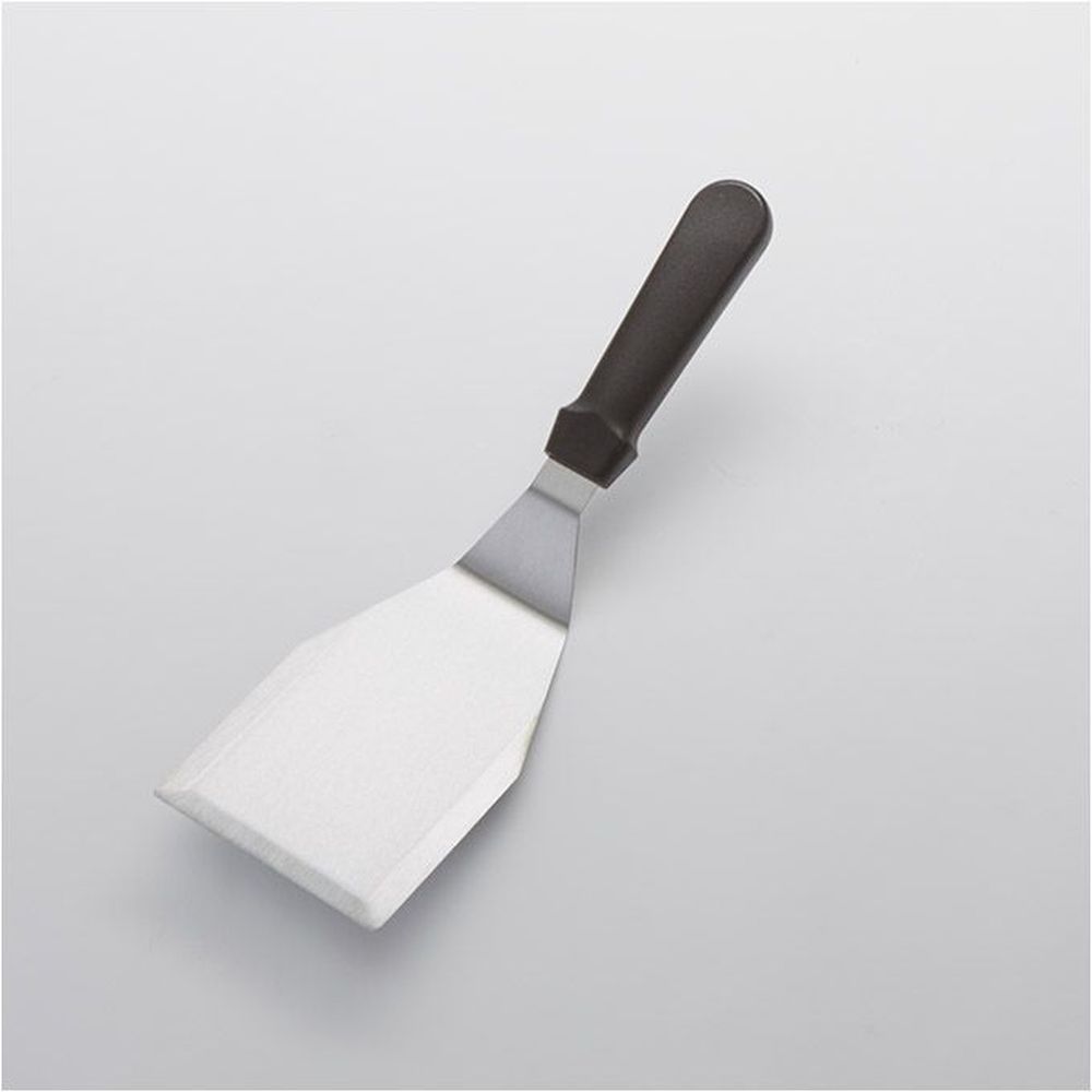 American Metalcraft Silver Stainless Steel Heavy Duty Hamburger Turner With 6 X 4 Inch Black Plastic Handle, 11-5/8 Inch Overall Length -- 60 Per Case