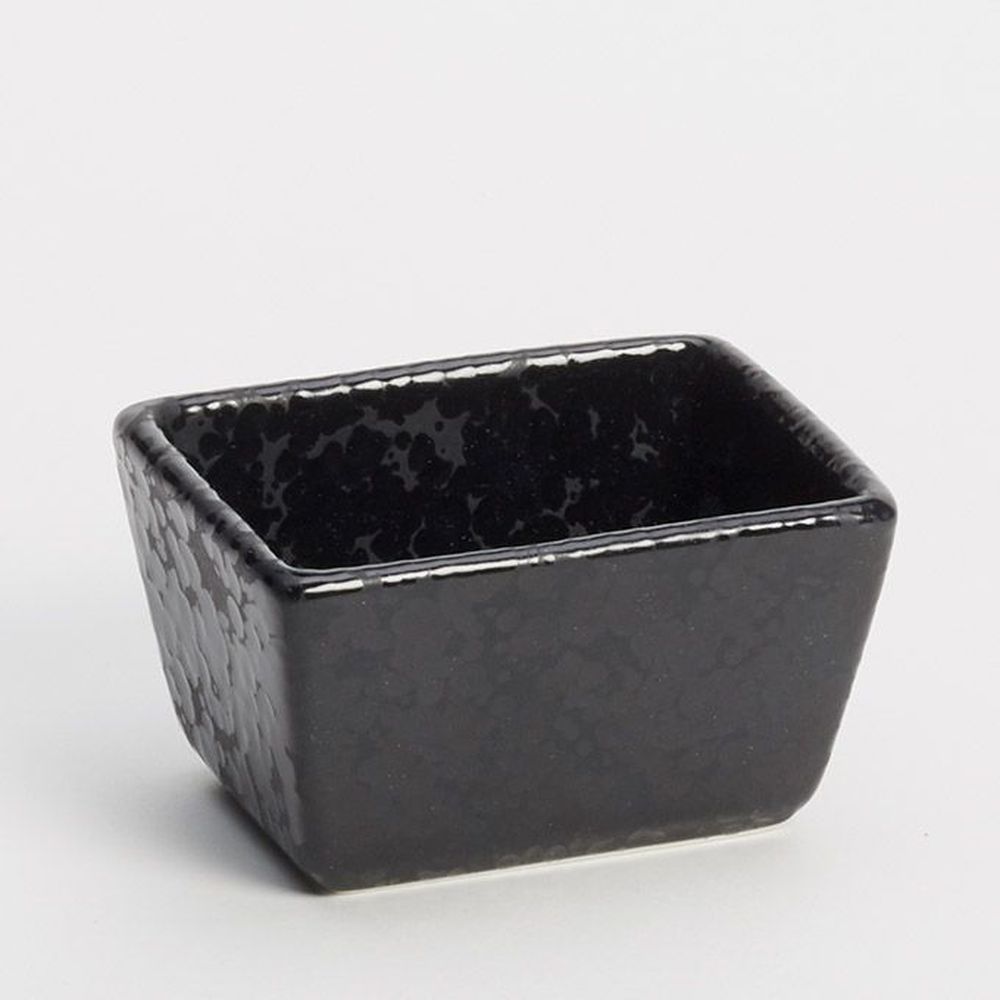 American Metalcraft Artisanal Porcelain Collection Black Sugar Packet Holder, 5 Ounce Capacity -- 48 Per Case
