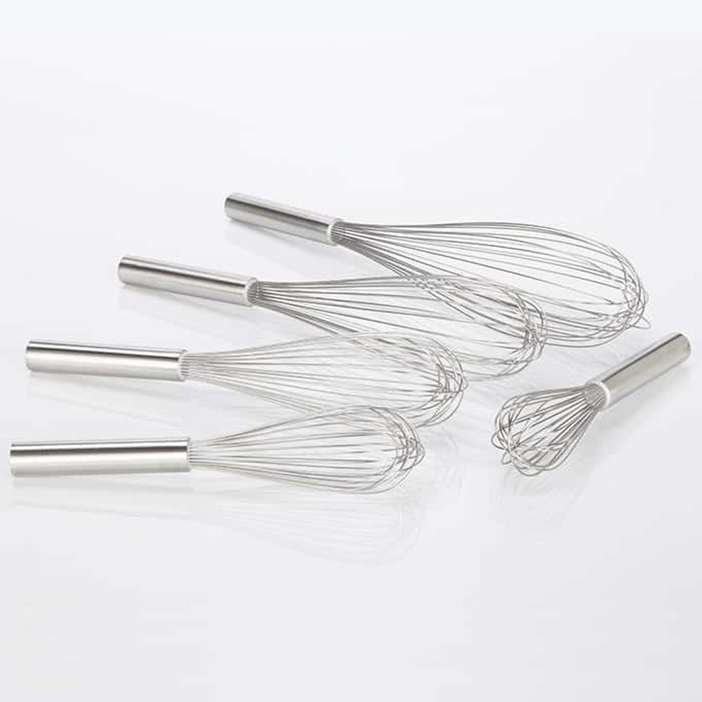 American Metalcraft Silver Stainless Steel Piano Whip With Sealed Handle, 12 Inch Length -- 24 Per Case