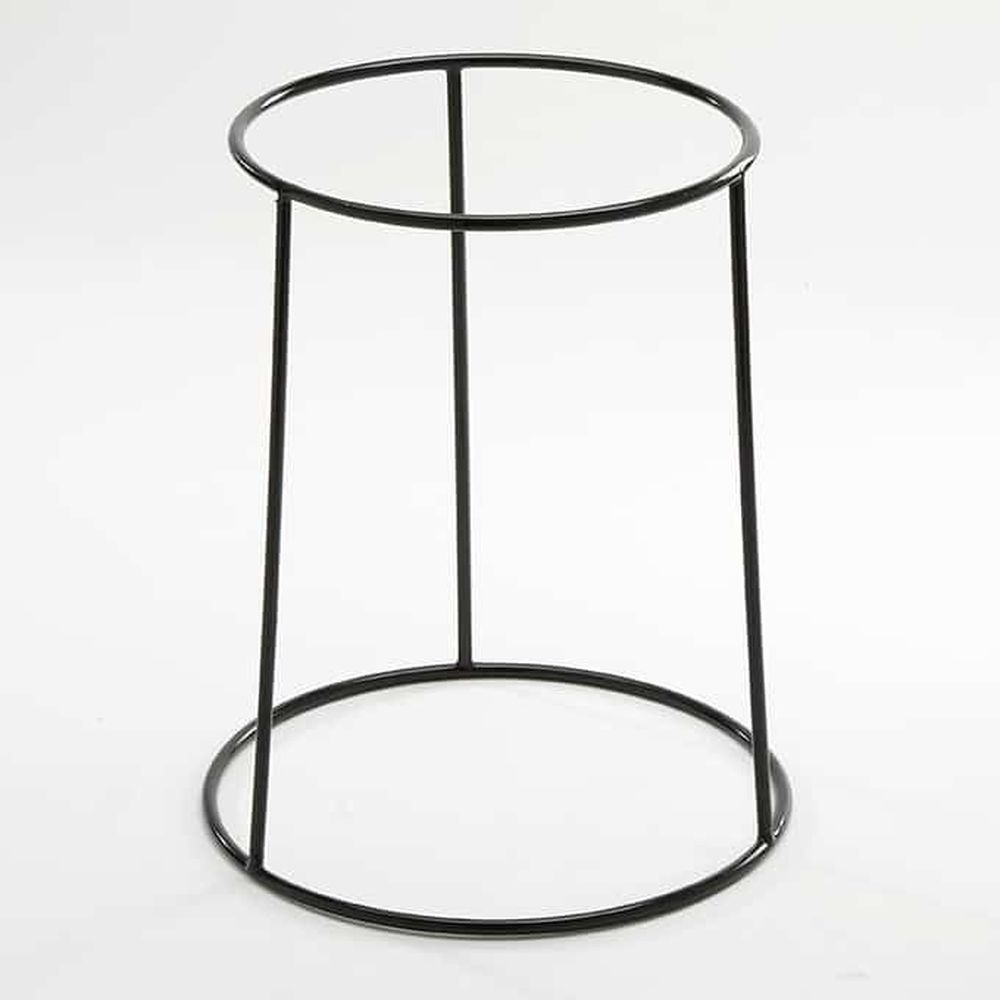 American Metalcraft Black Steel Rubberized Large Round Pizza Stand, 9-7/8 Inch Dia. -- 8 Per Case