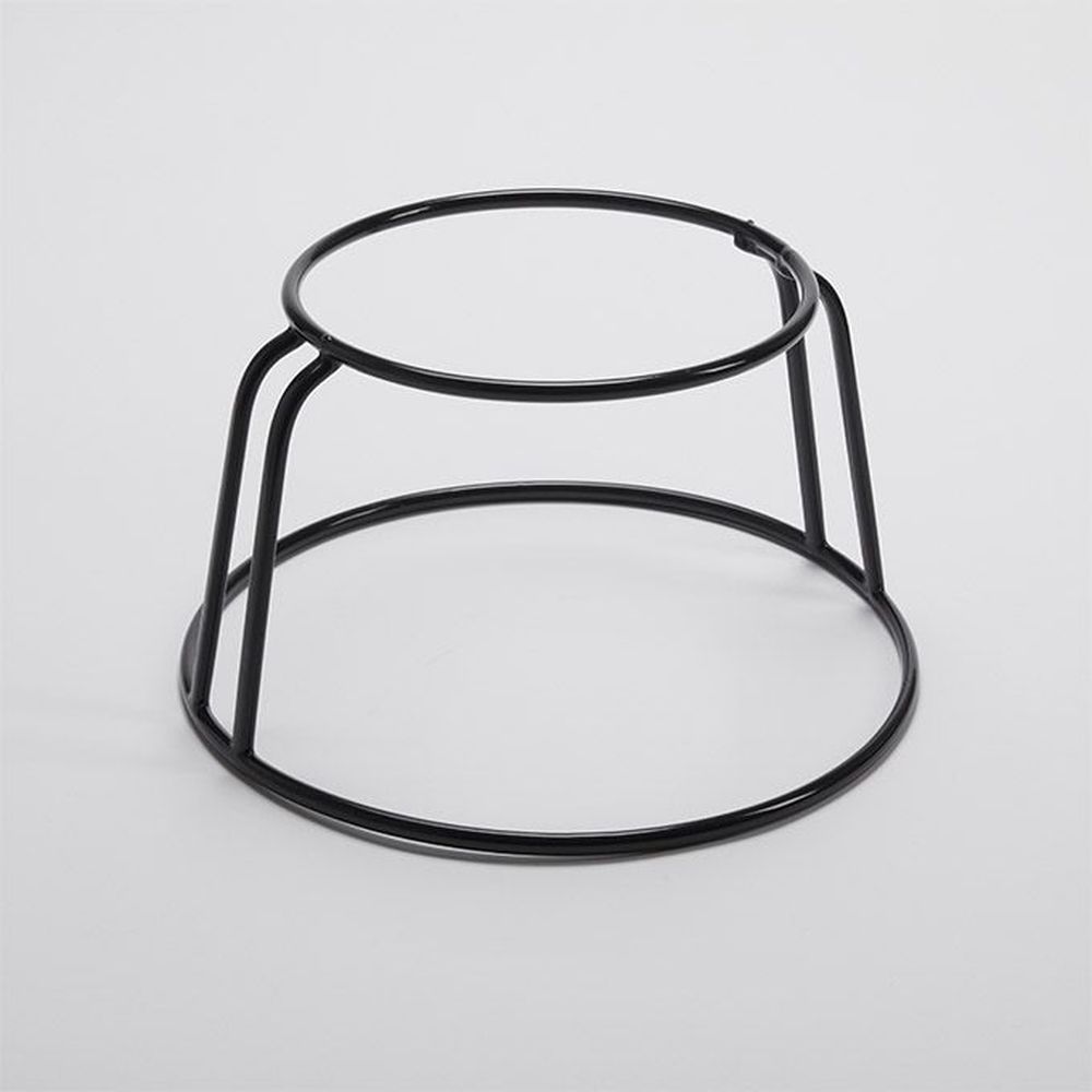 American Metalcraft Black Iron Rubberized Round Seafood Stand, 8-3/4 Inch Dia. -- 8 Per Case