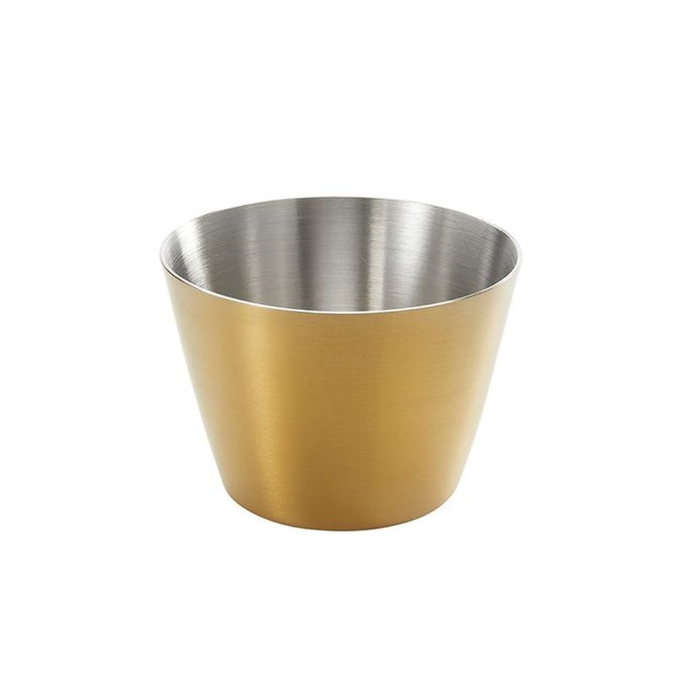 American Metalcraft Gold Stainless Steel Satin Finish Round Sauce Cup, 2-1/2 Ounce Capacity -- 144 Per Case