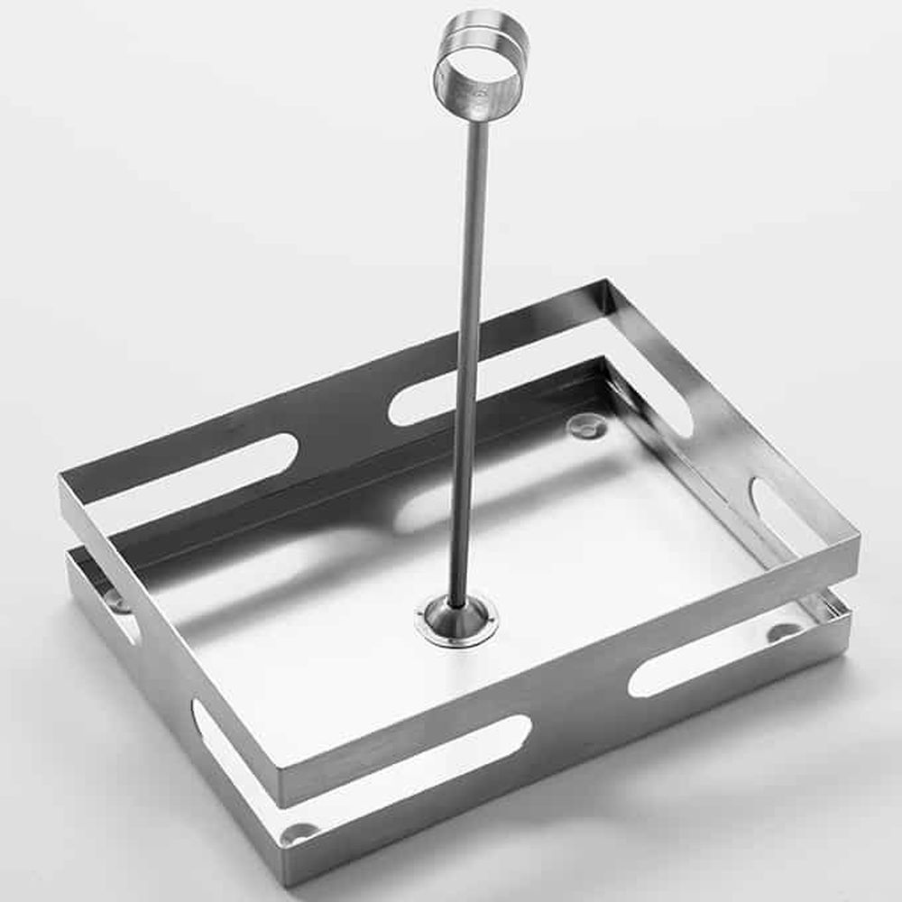 American Metalcraft Stainless Steel Contemporary Condiment Rack, 8 X 5 3/4 X 9 1/2 Inch Height -- 12 Per Case
