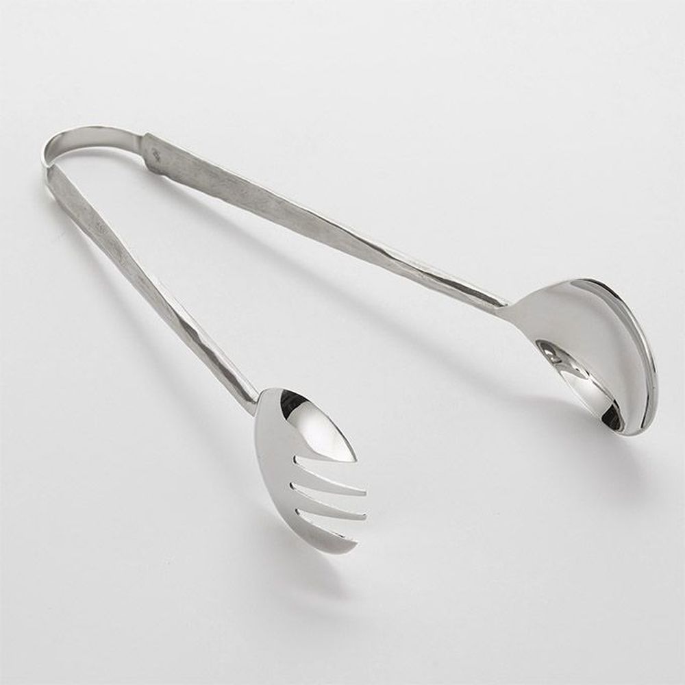 American Metalcraft Amano Collection Silver Stainless Steel Hand Forged Serving Tong, 11-3/4 Inch Length -- 72 Per Case
