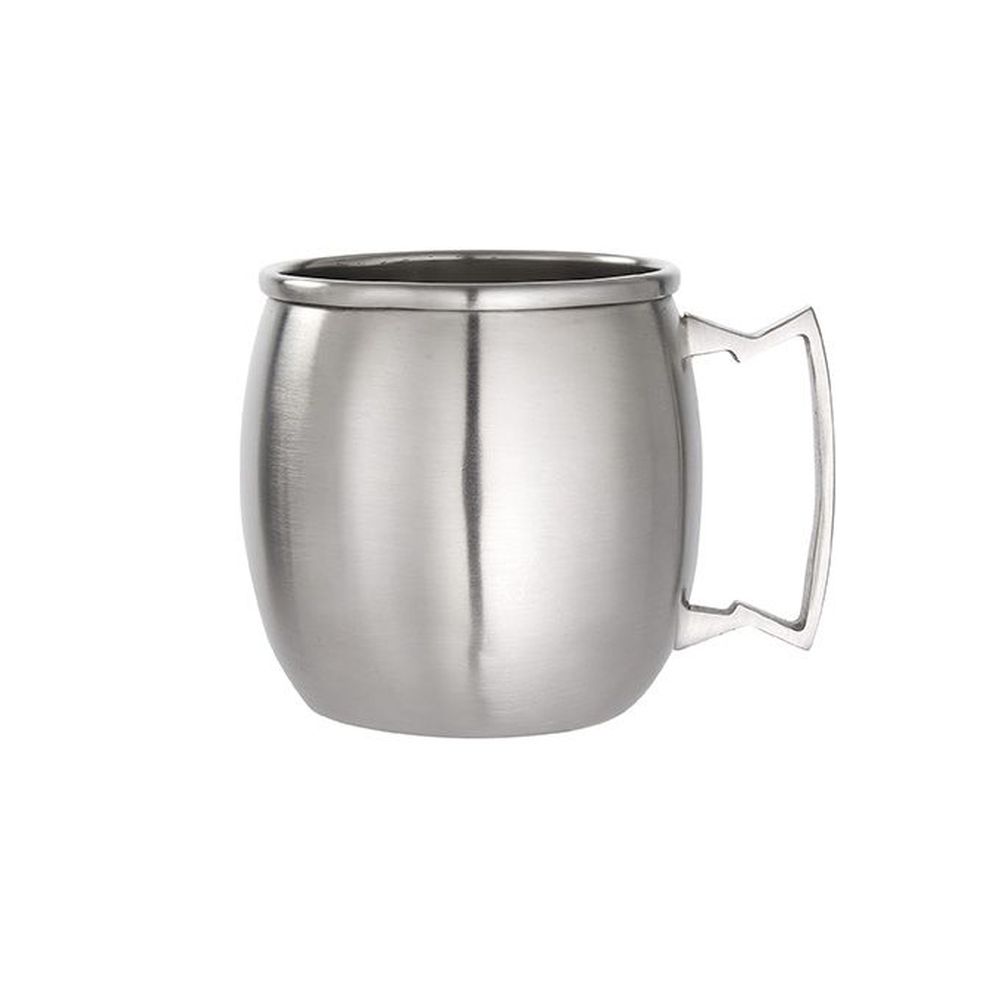 American Metalcraft Silver Satin Finish Stainless Steel Moscow Mule Mug, 16 Ounce Capacity -- 24 Per Case